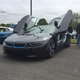 The doors to the i8 were open, so I could see all of the legroom it has. I am very pleased to say that I will most likely be able to fit in the i8, which is awesome.